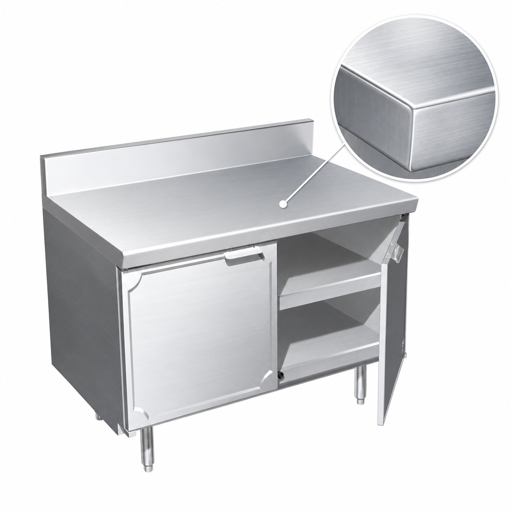 16-Gauge Stainless Steel Top
