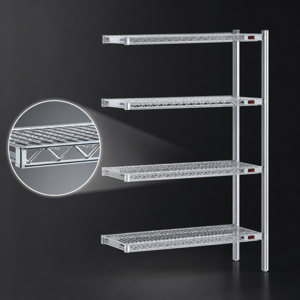 Patented QuadTruss Shelves