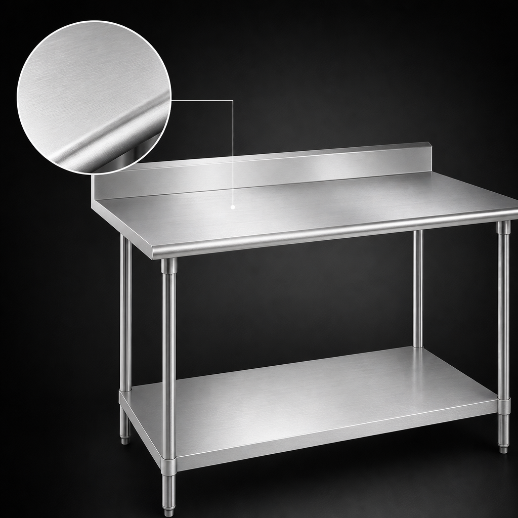 14 Gauge 304 Stainless Steel Top