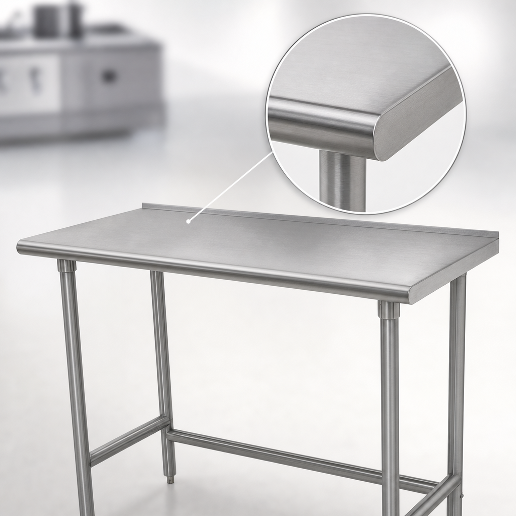 14-Gauge 304 Stainless Steel Top