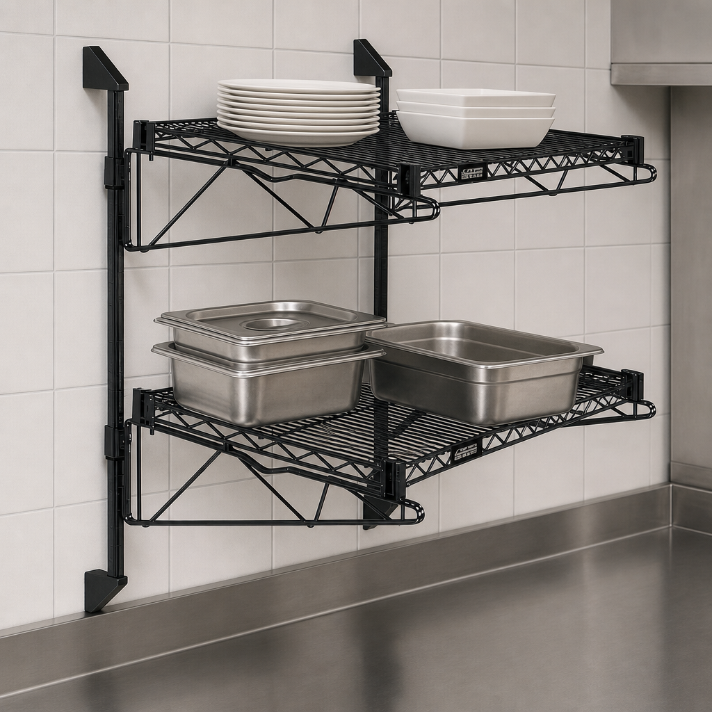 Cantilever Double Shelf Design