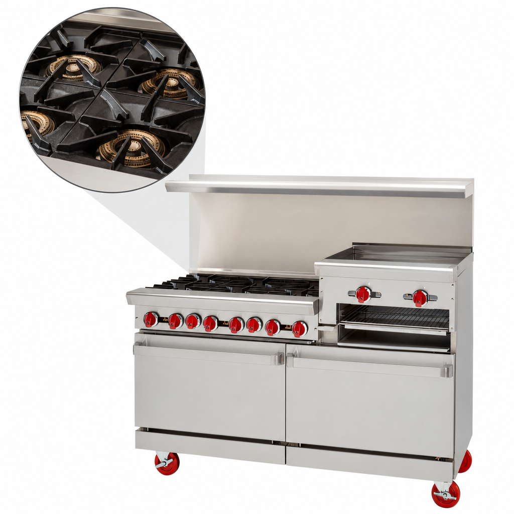 High-Output Open Burners