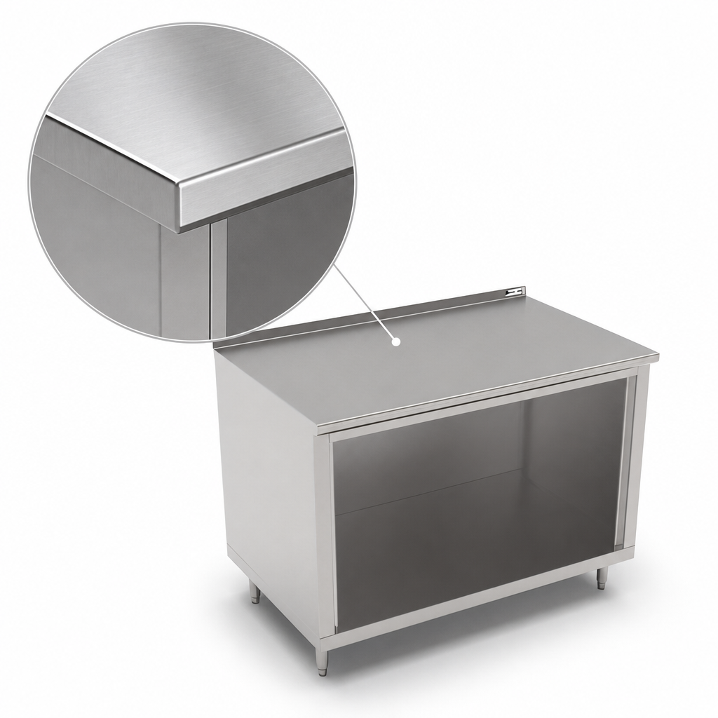 16-Gauge Stainless Steel Top