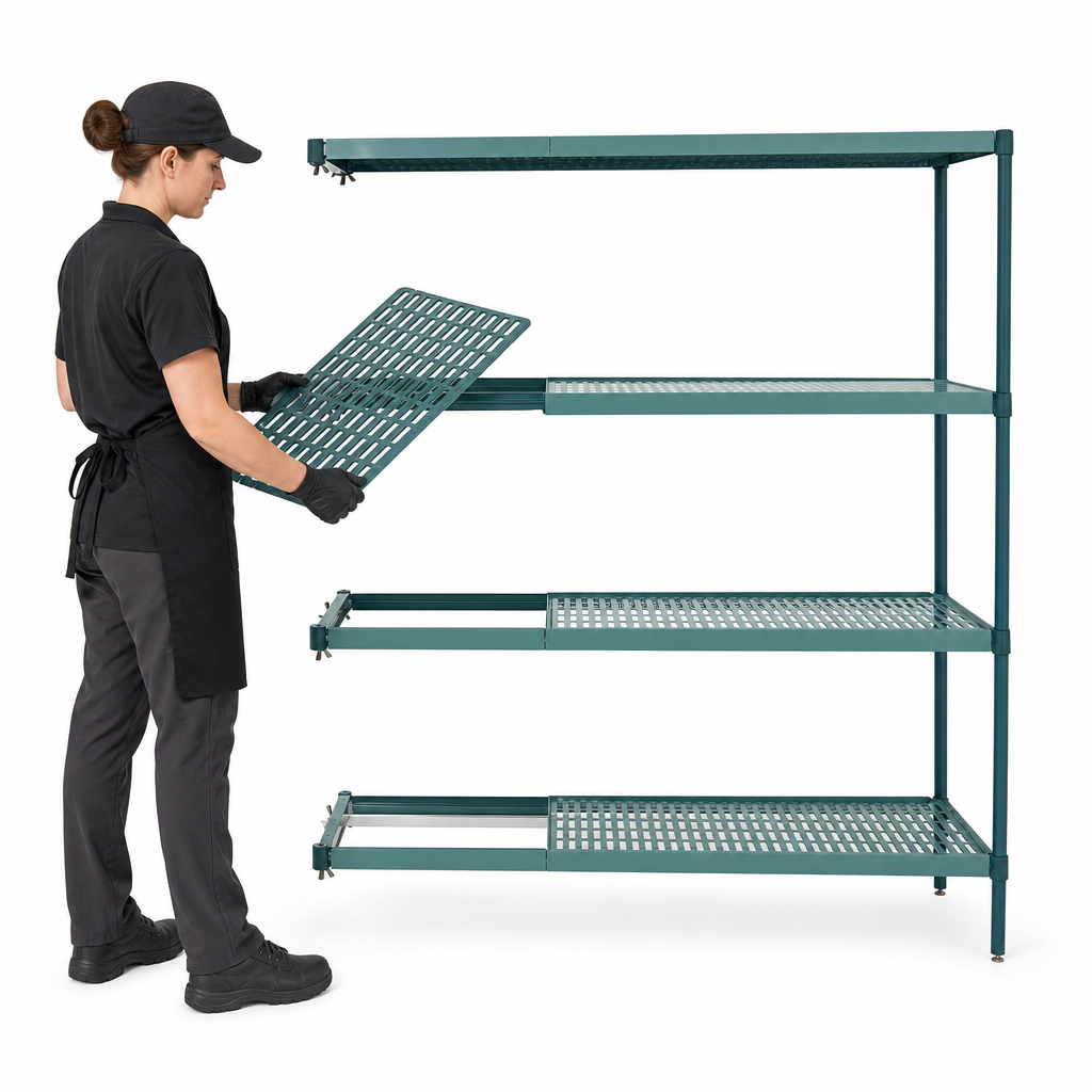 Removable Polymer Shelf Mats