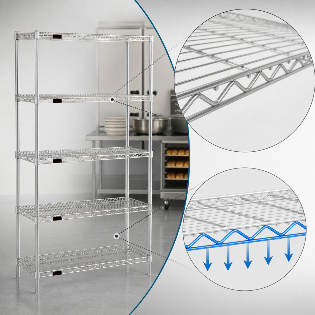 Patented QuadTruss Shelf Design