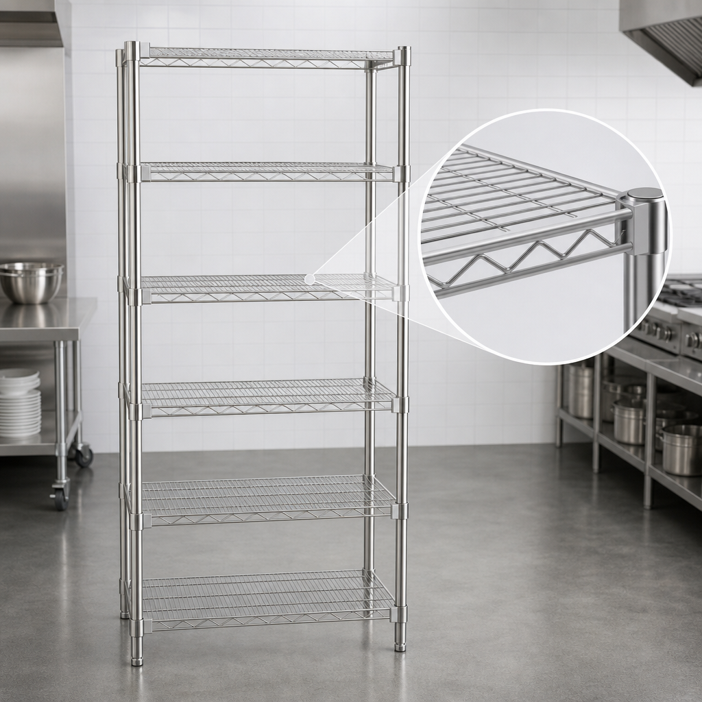 Patented QuadTruss Shelf Design