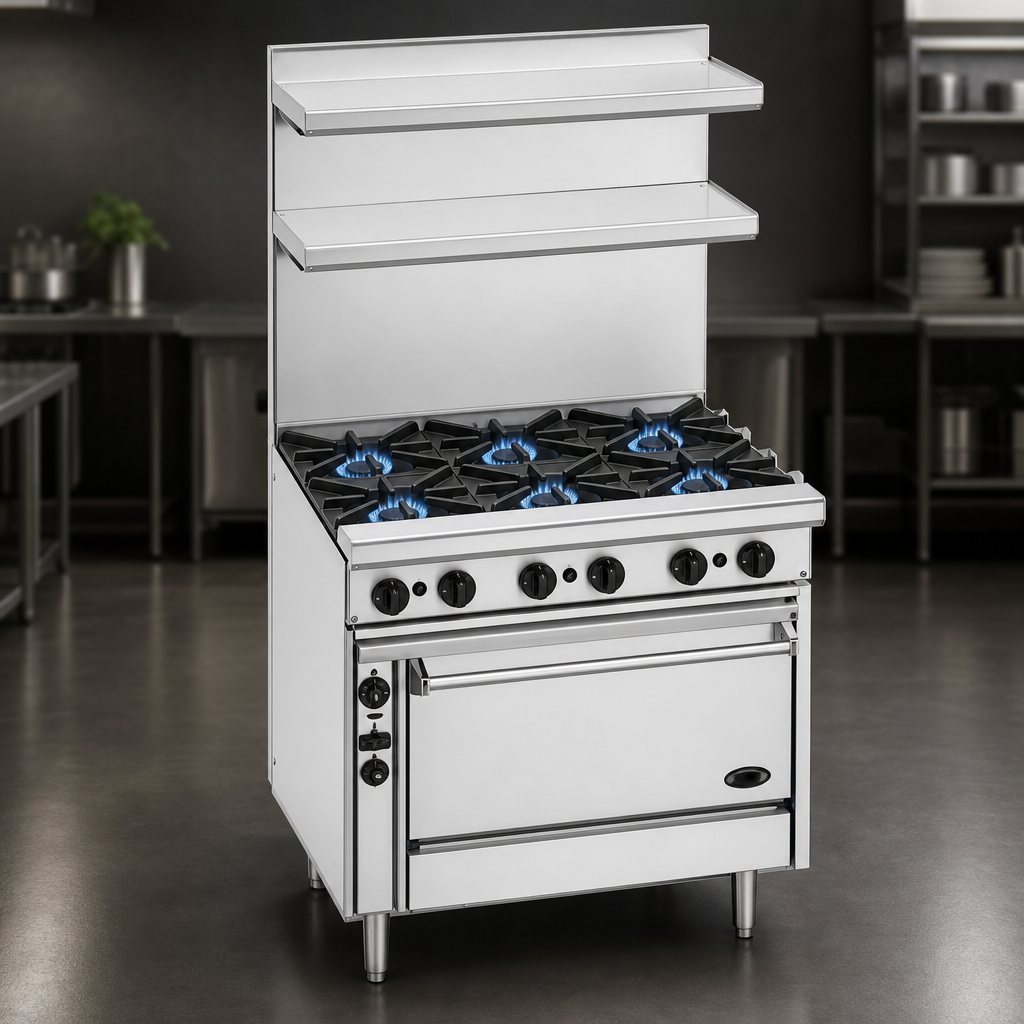 6 Open Burners