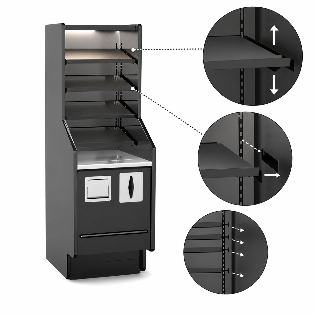 Removable Adjustable Shelving