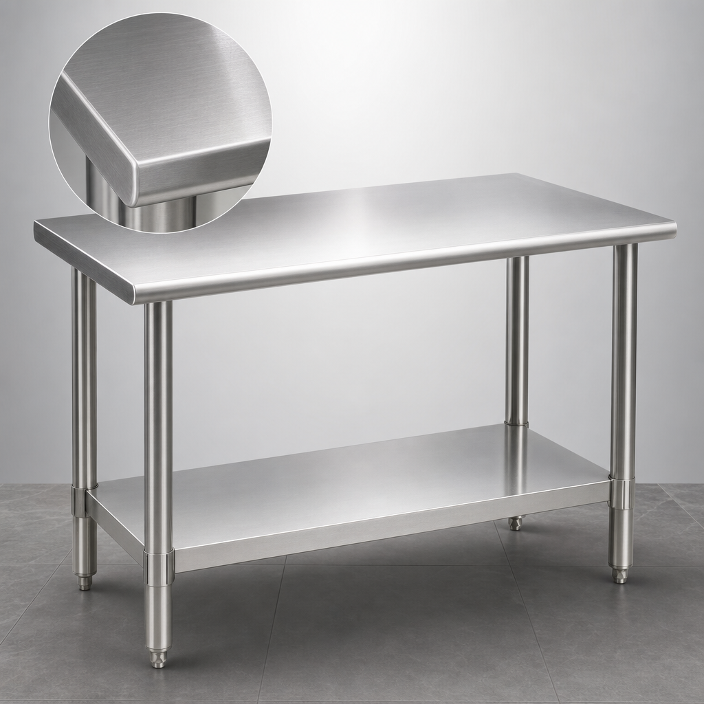 14-Gauge Stainless Steel Top