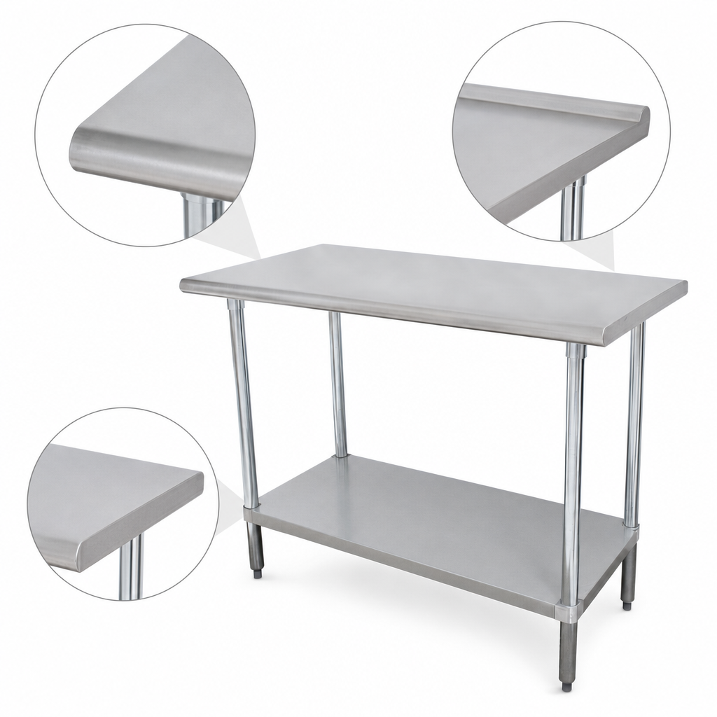 Sanitary Rolled-Rim Flat Top