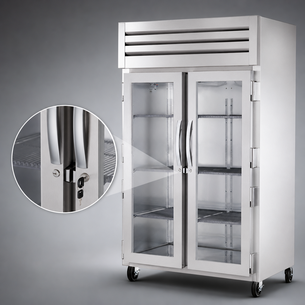 Locking Glass Display Doors