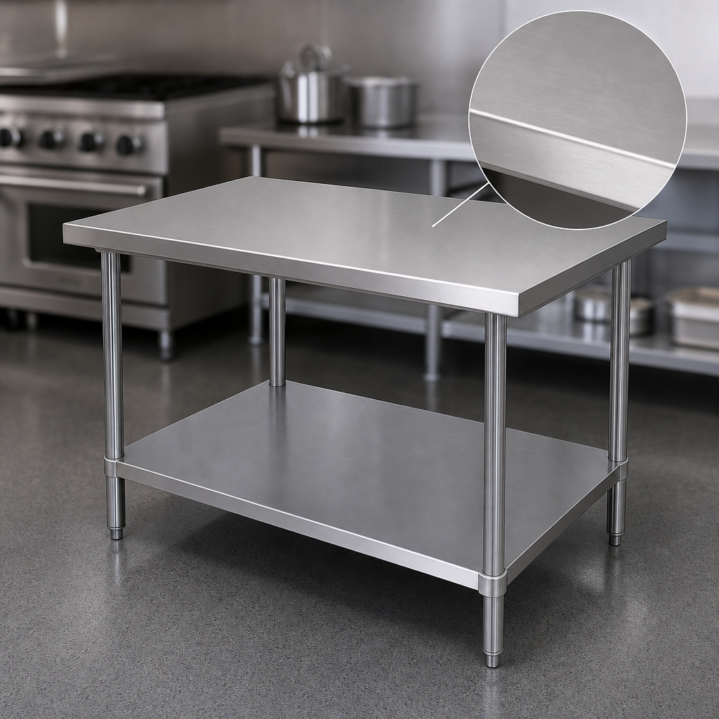 18-Gauge 430 Stainless Steel Top