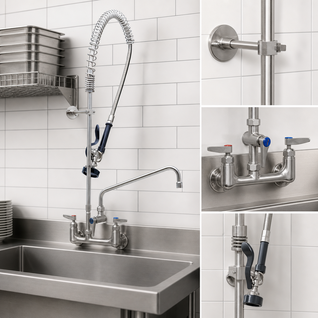 Wall-Mount Pre-Rinse Design