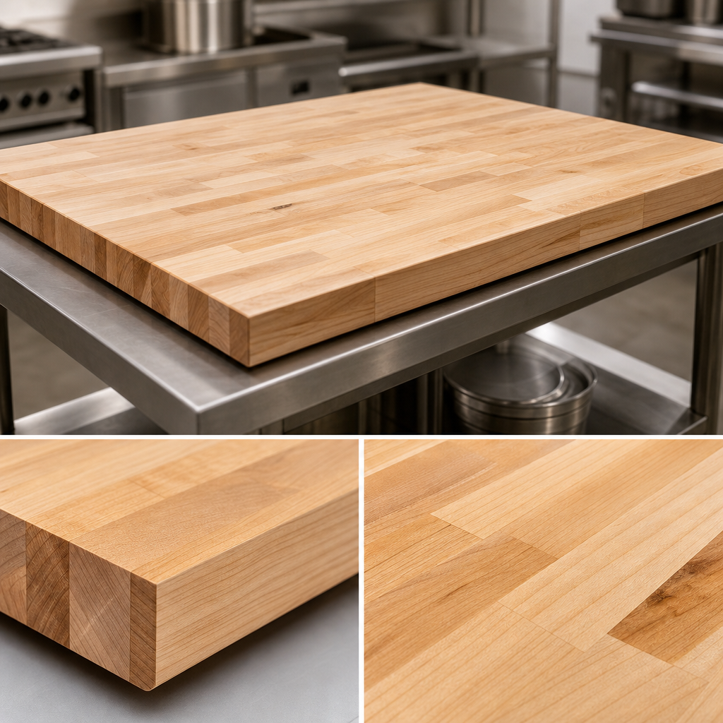 Laminated Hard Maple Construction