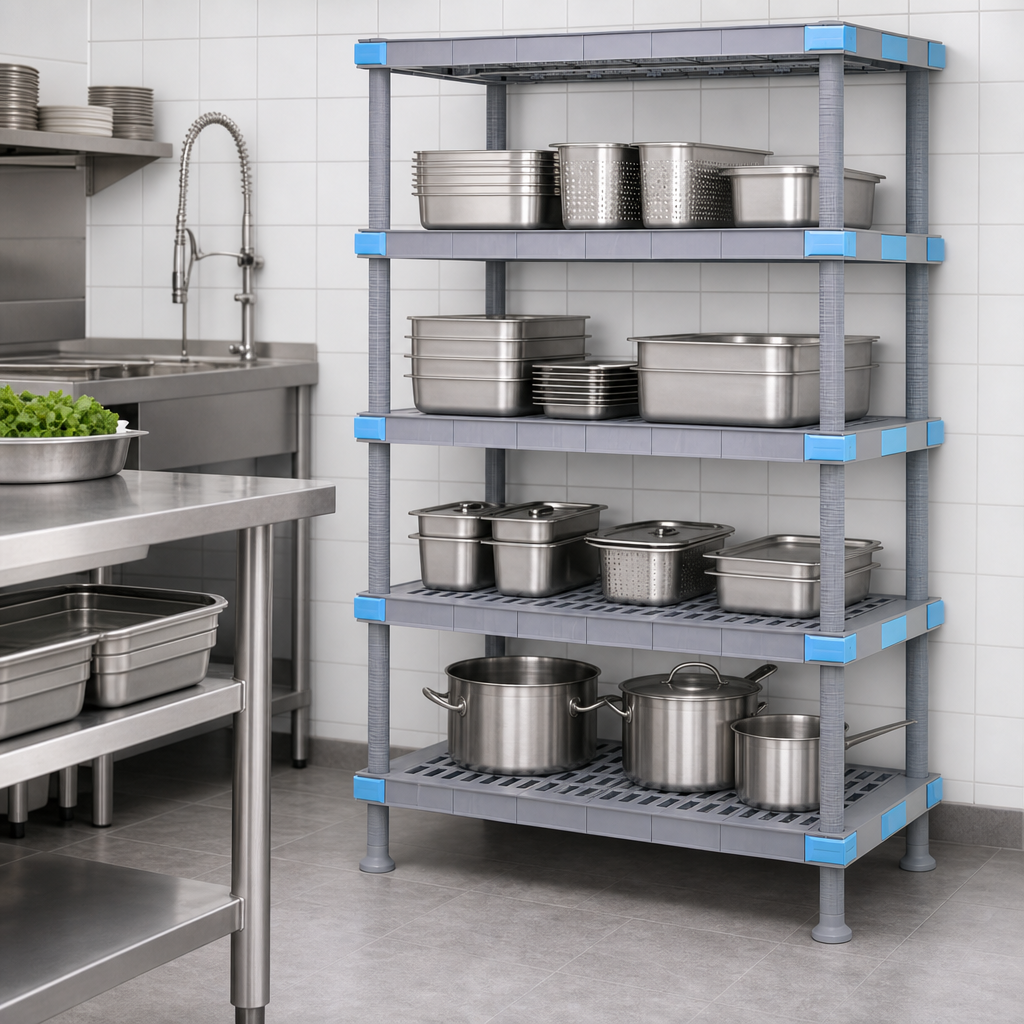 Open Grid Shelves