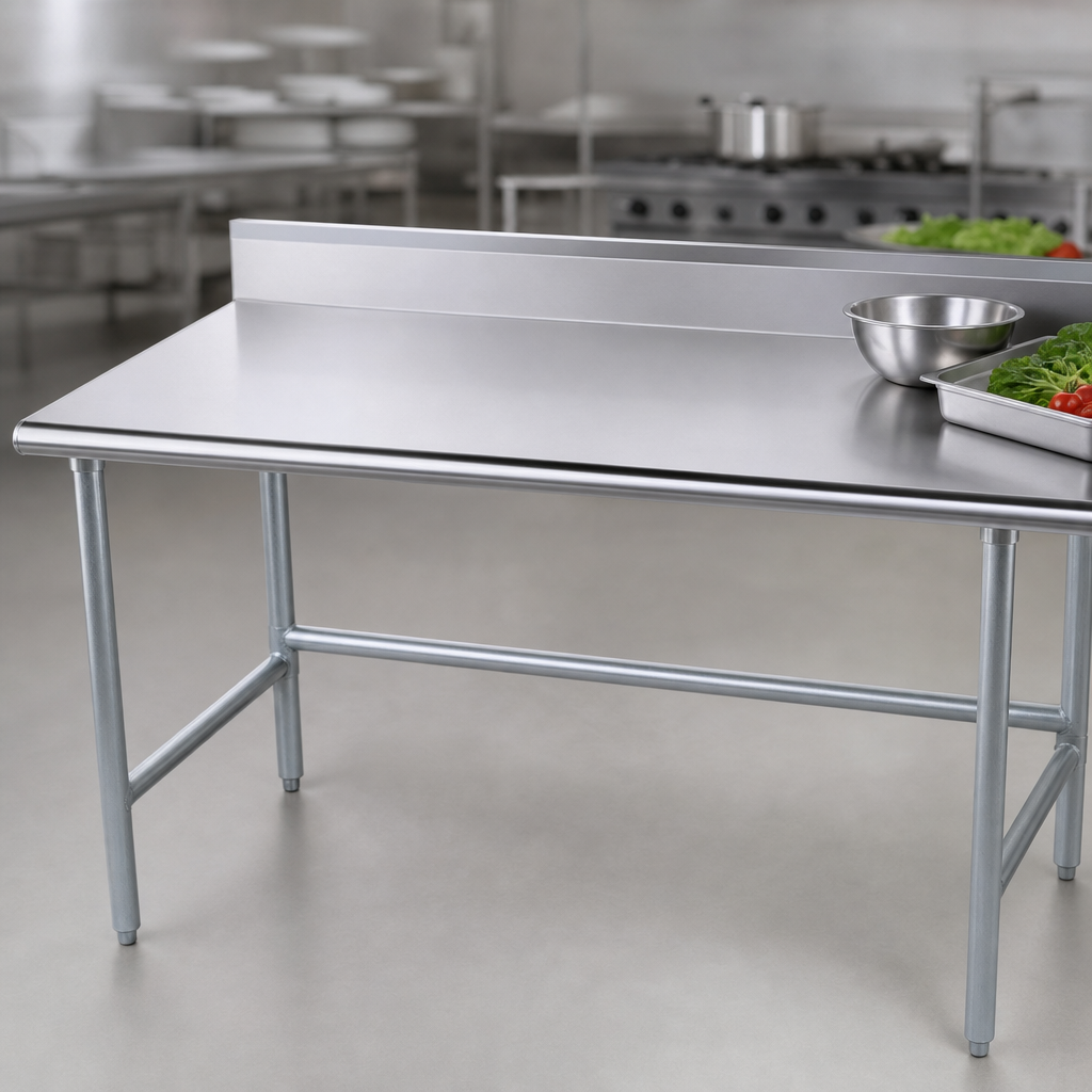 16-Gauge 304 Stainless Steel Top