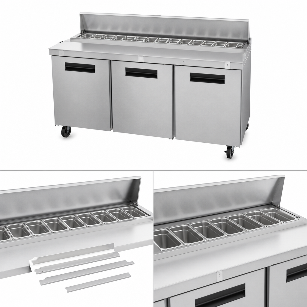 12-Pan Sandwich Rail
