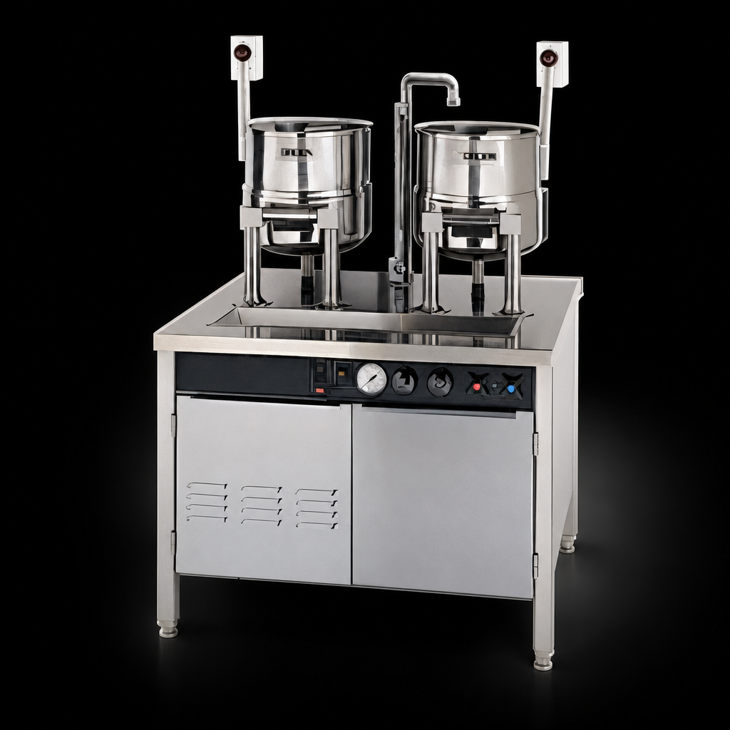 Dual 20-Quart Kettles