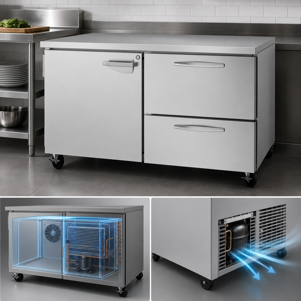 Self-Contained, Rear-Mounted Refrigeration