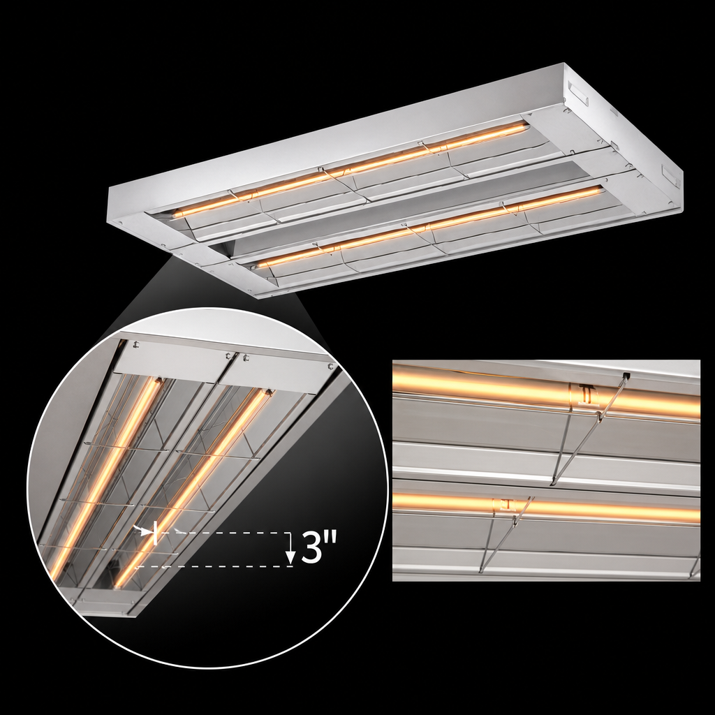 Double Heater Rod Housing