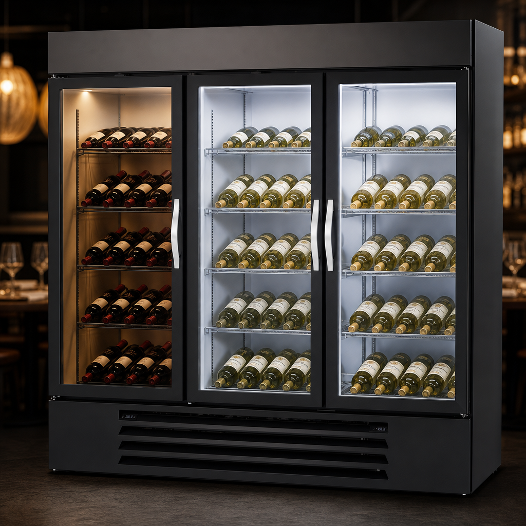 Dual-Temperature Wine Storage