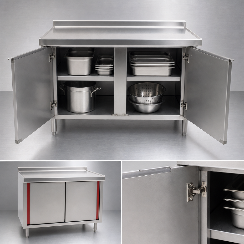 Cabinet Base with Hinged Doors