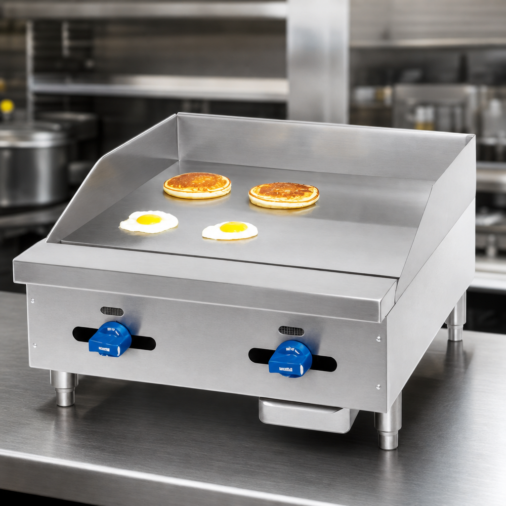 Polished Steel Griddle Plate