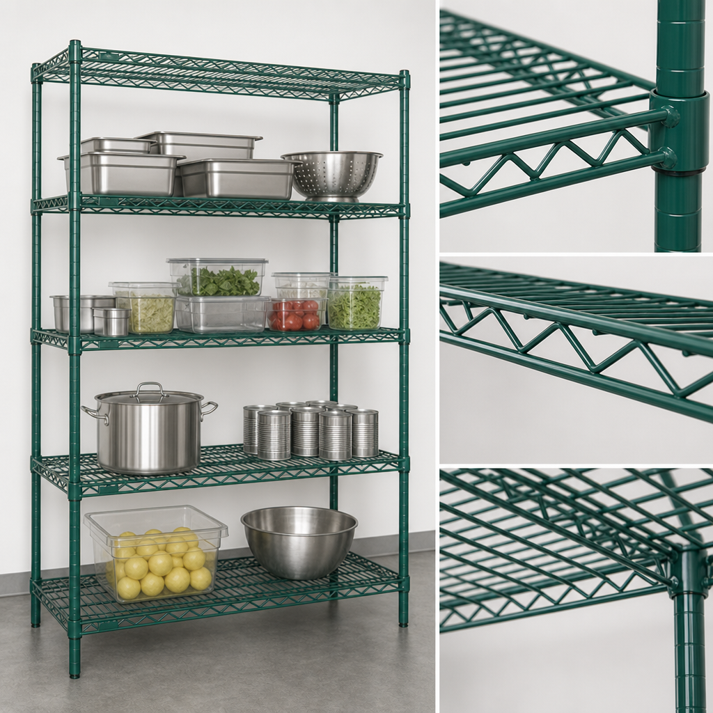 QuadTruss Wire Shelves