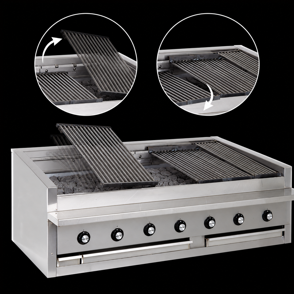 Tilting Rod Grate