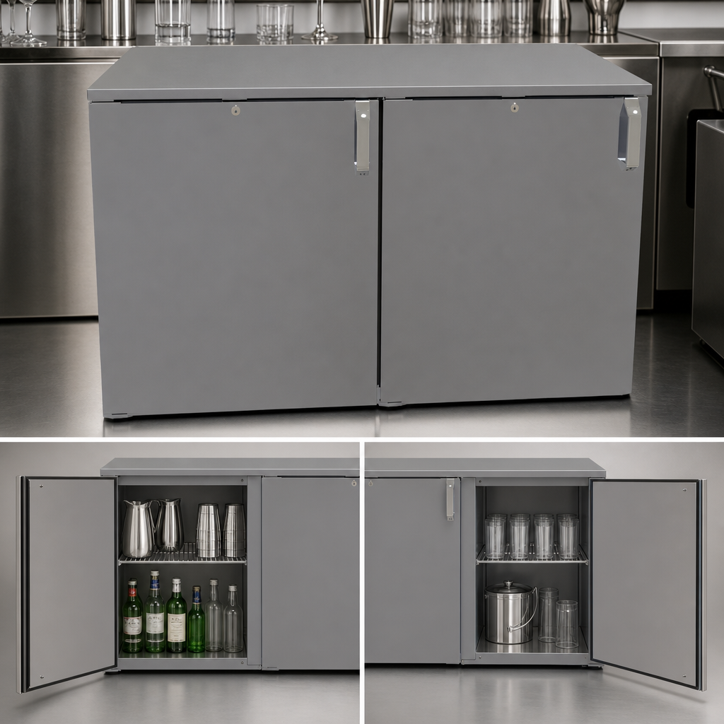 Two Solid Hinged Doors