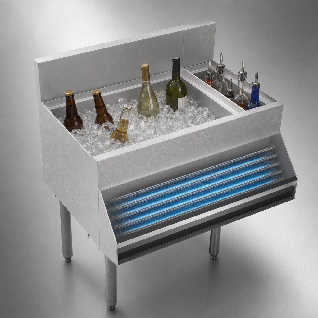 Built-In 10-Circuit Cold Plate