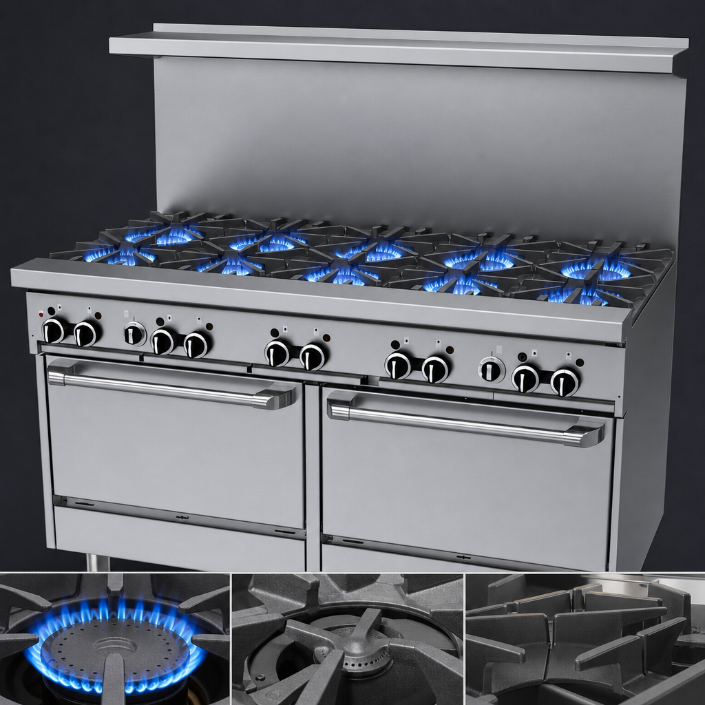 Ten Starfire-Pro Open Burners