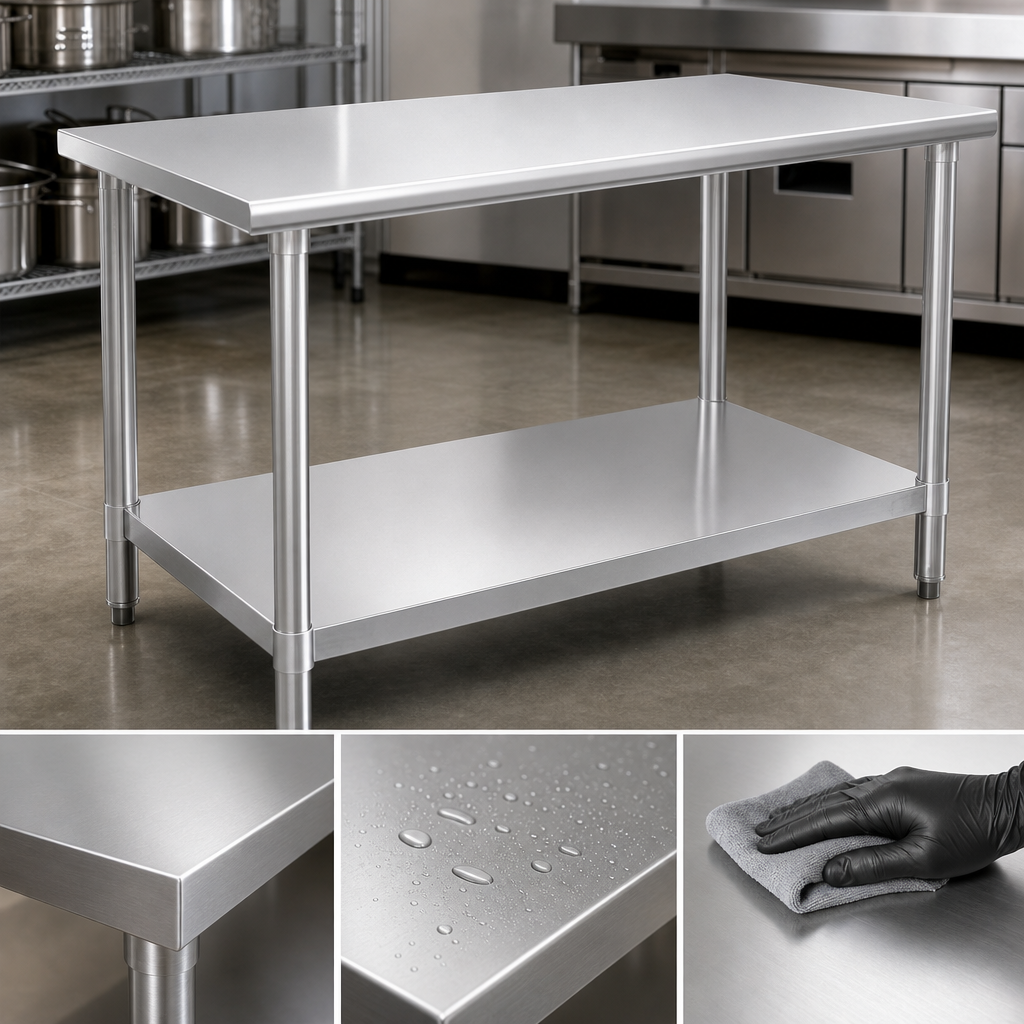 14 Gauge Stainless Steel Top