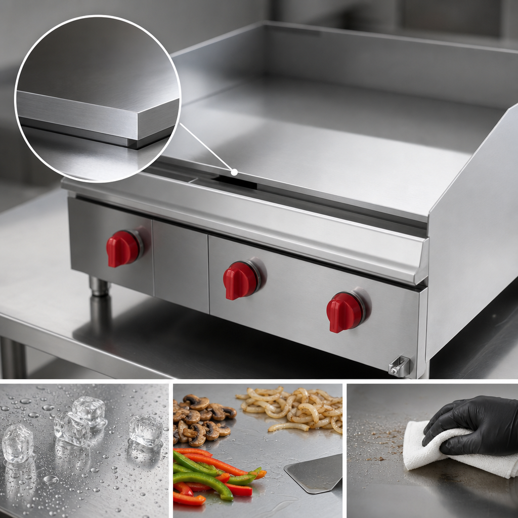 1-Inch Chrome Griddle Plate