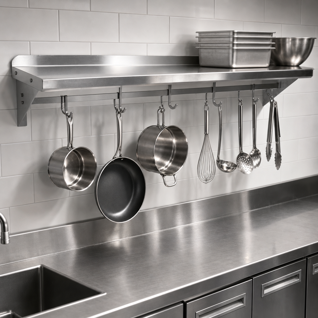 Integrated Pot Rack