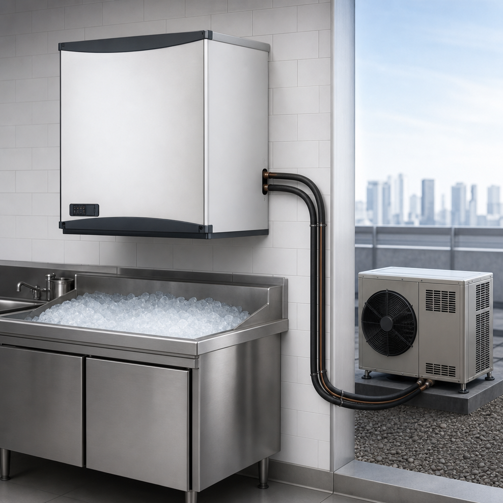 Remote-Cooled Ice Machine Head