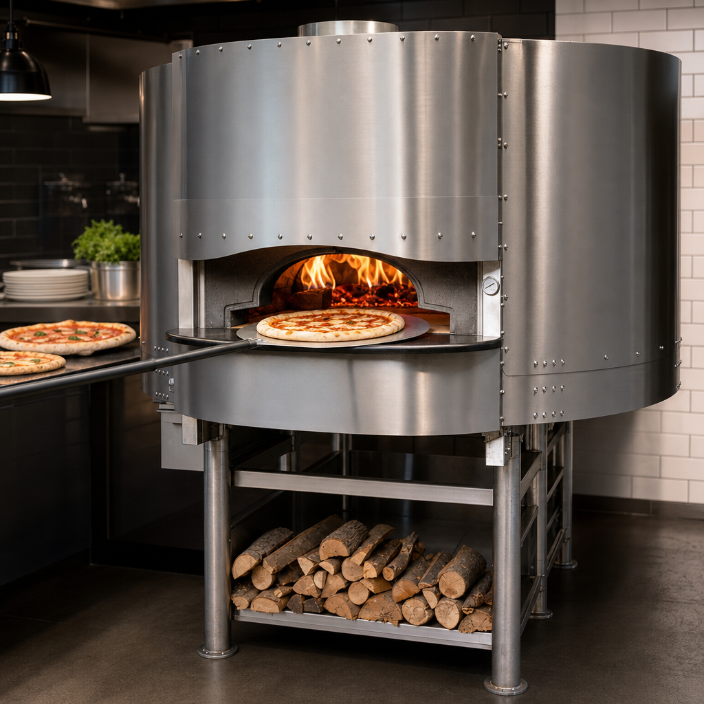 Wood-Fired Stone Hearth Oven