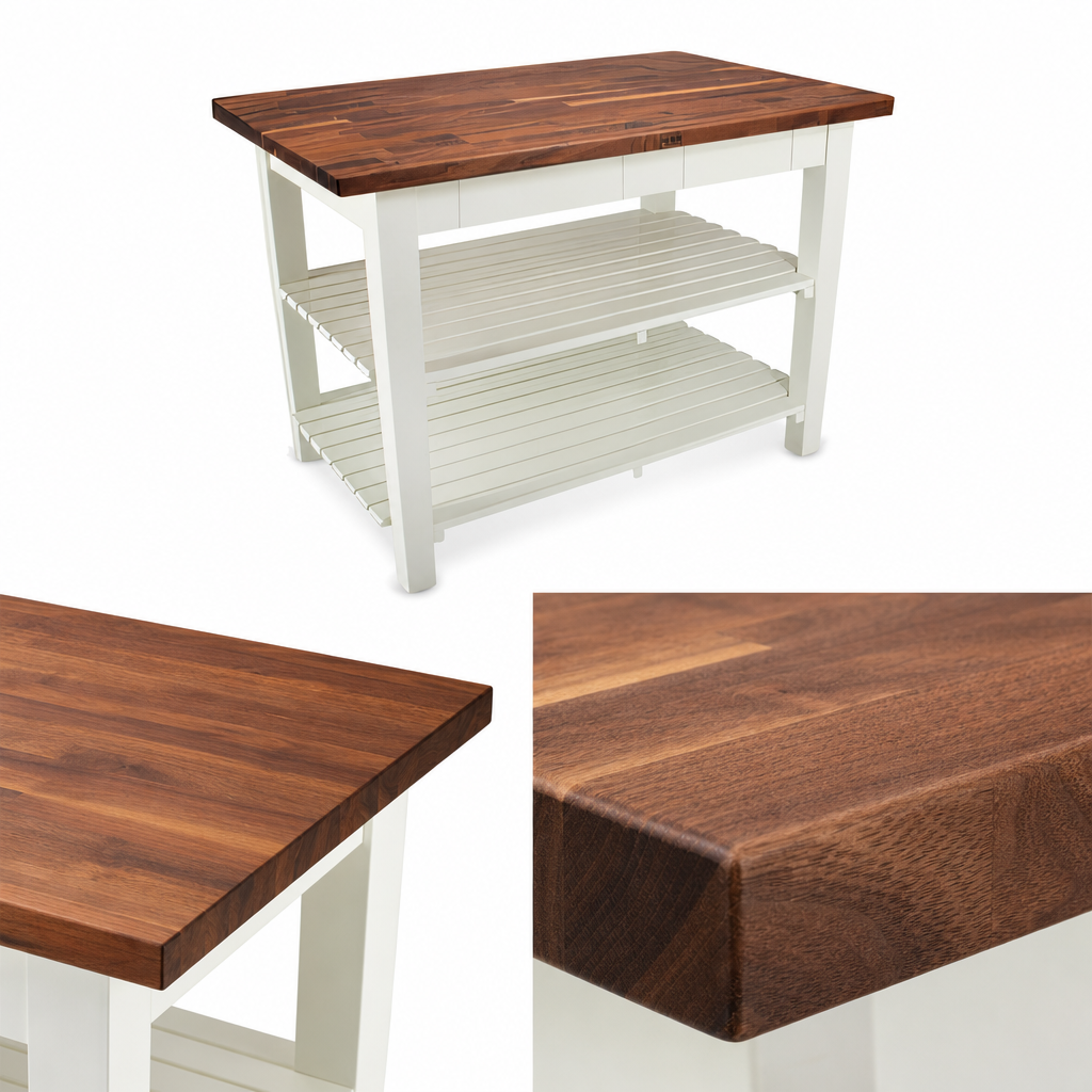 Edge Grain Walnut Top