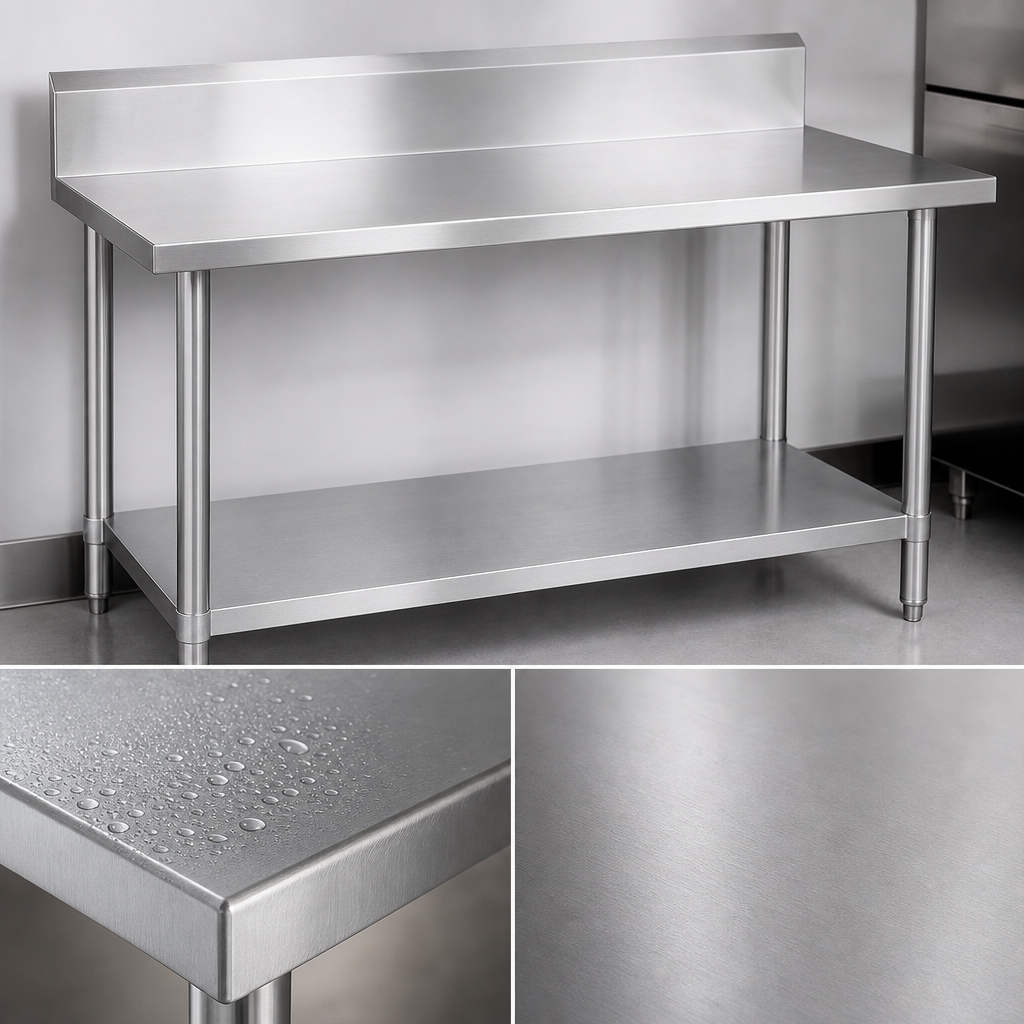 14-Gauge 300 Series Stainless Steel Top