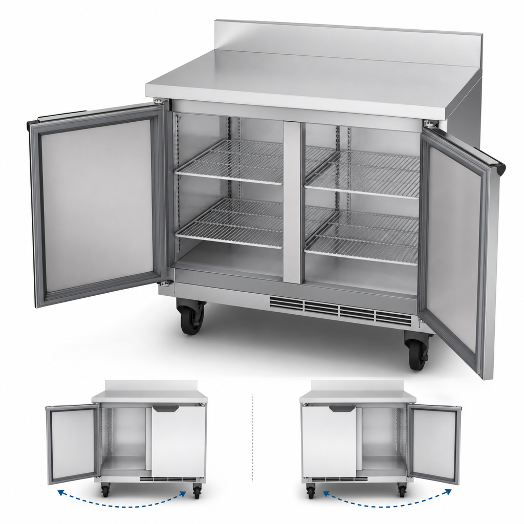 Solid Reversible Hinged Doors