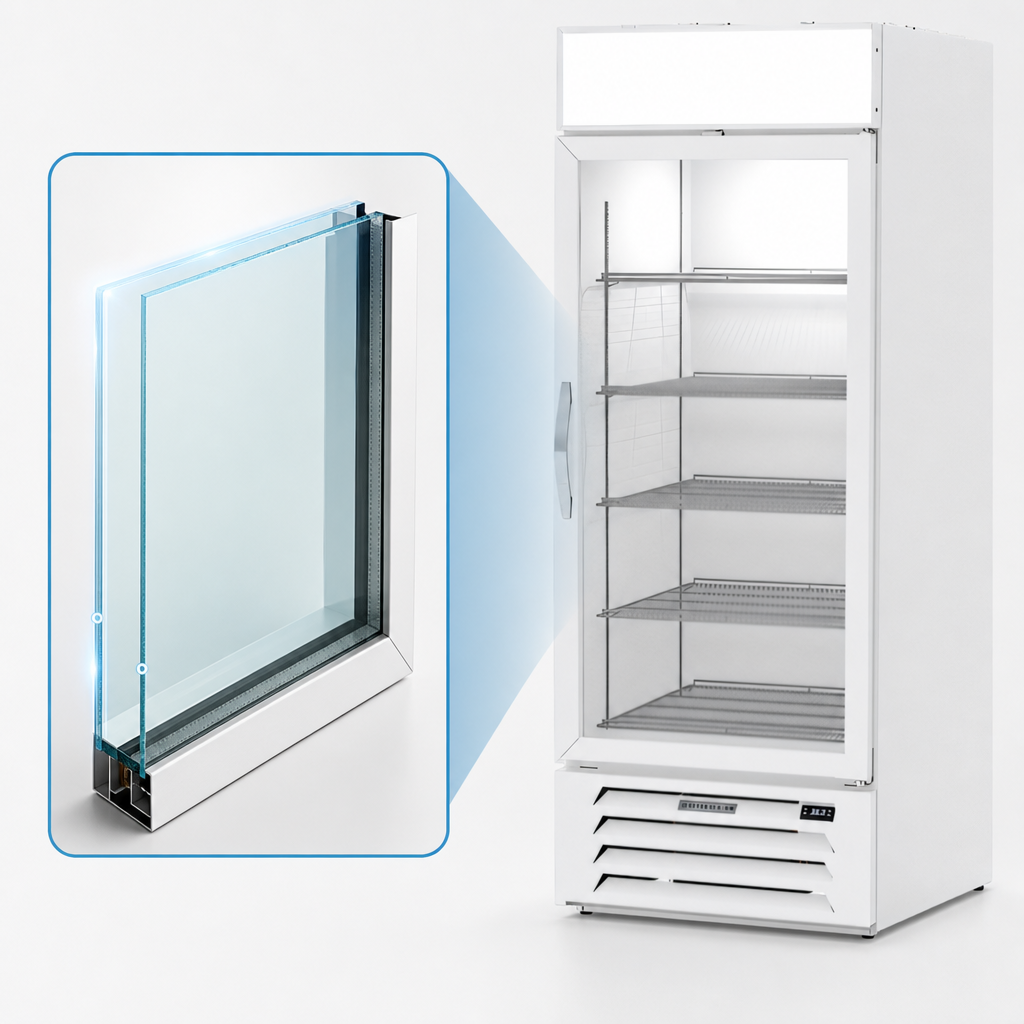 Double-Pane Glass Door