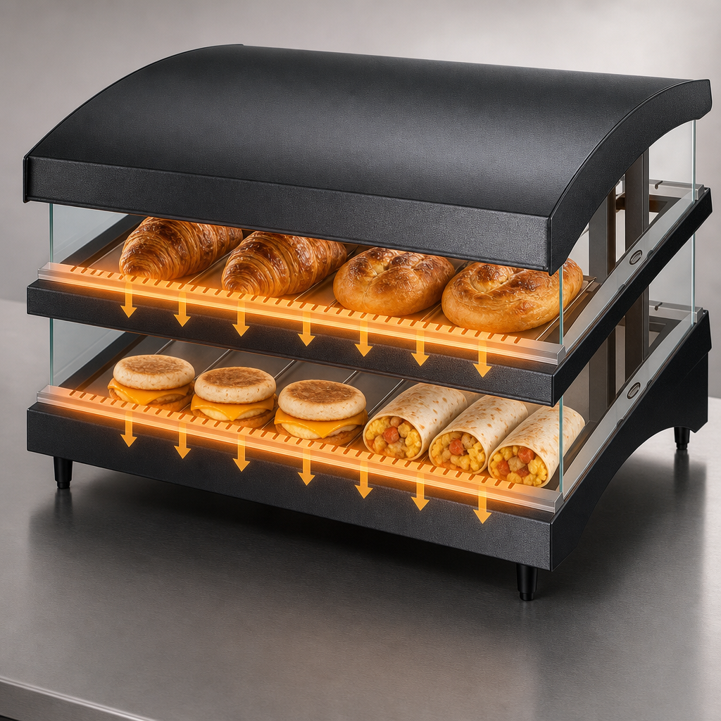 Heated Glass Shelves