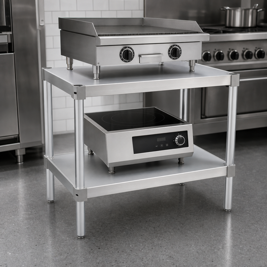 Two Adjustable Solid Shelves