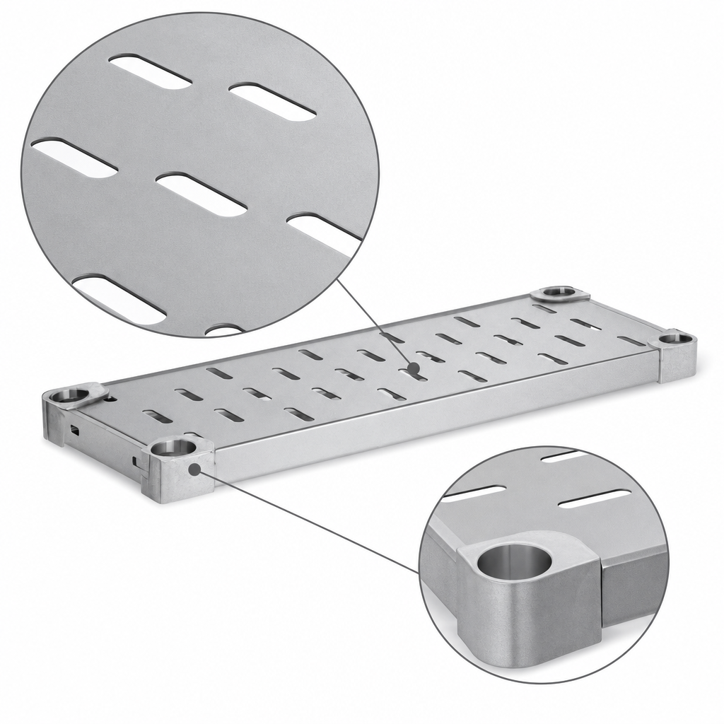 Louvered Die-Stamped Top