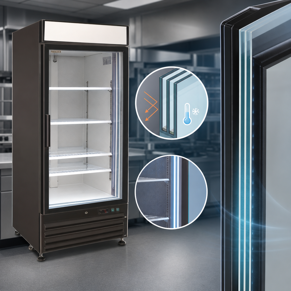 Triple-Pane Heated & Insulated Glass Door