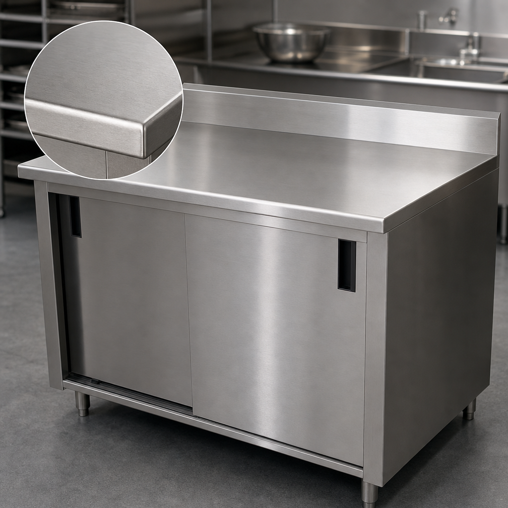 14-Gauge 304 Stainless Steel Top