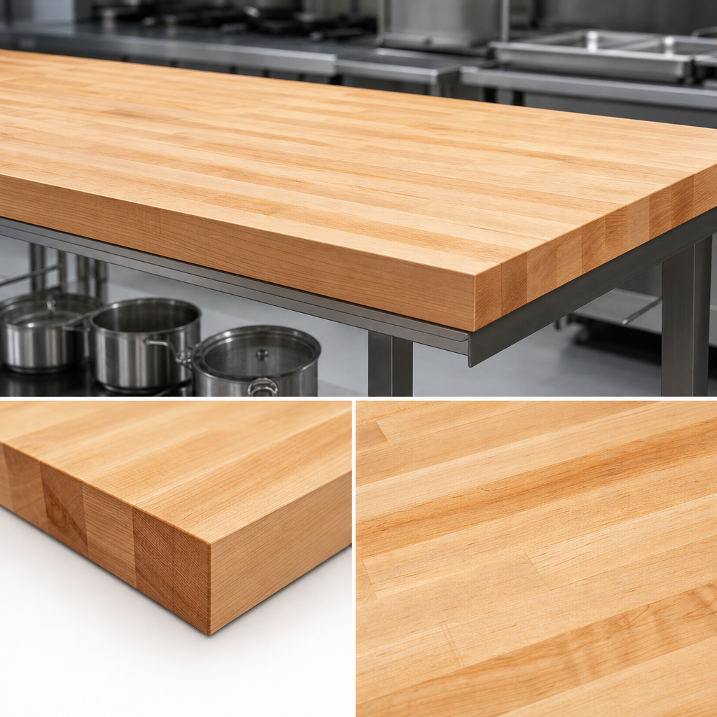 Edge Grain Flat Top