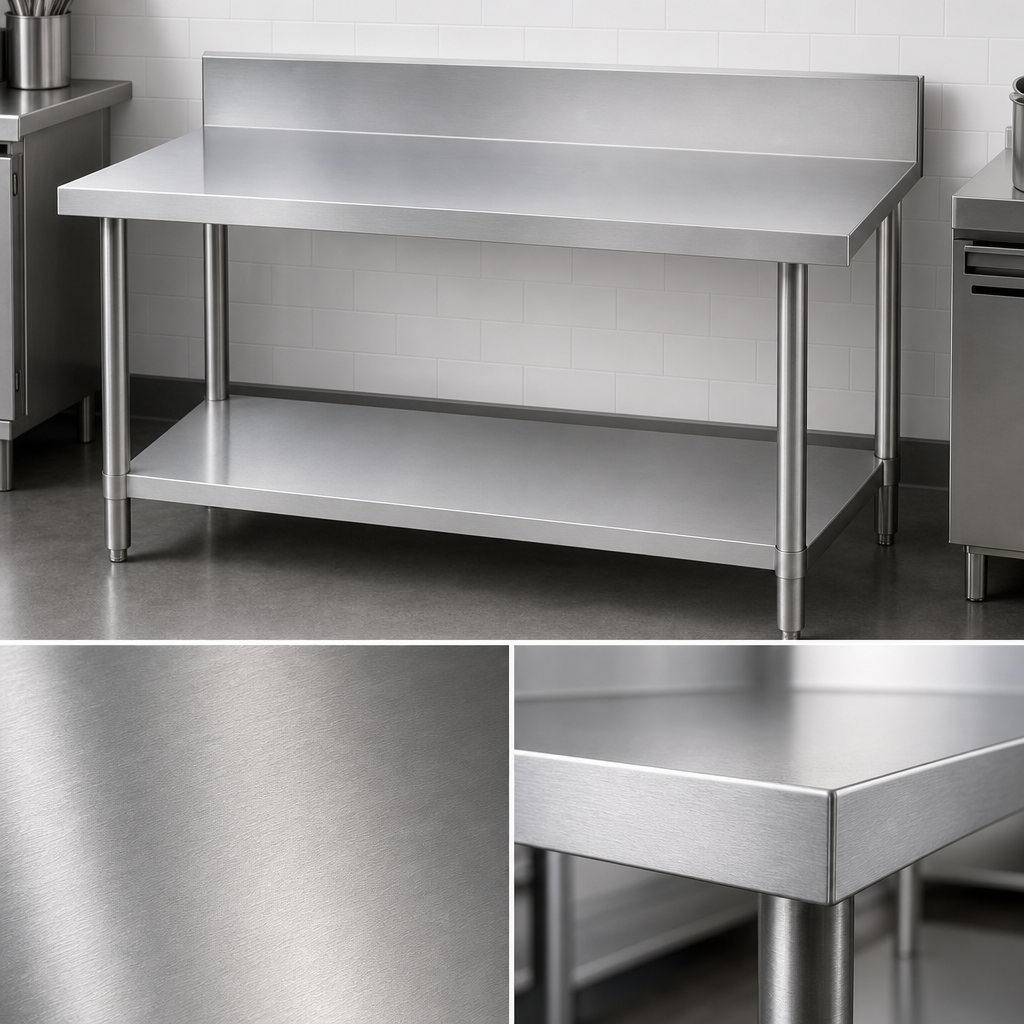 14 Gauge 300 Series Stainless Steel Top
