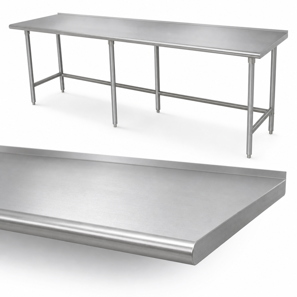 14 Gauge 304 Stainless Steel Top