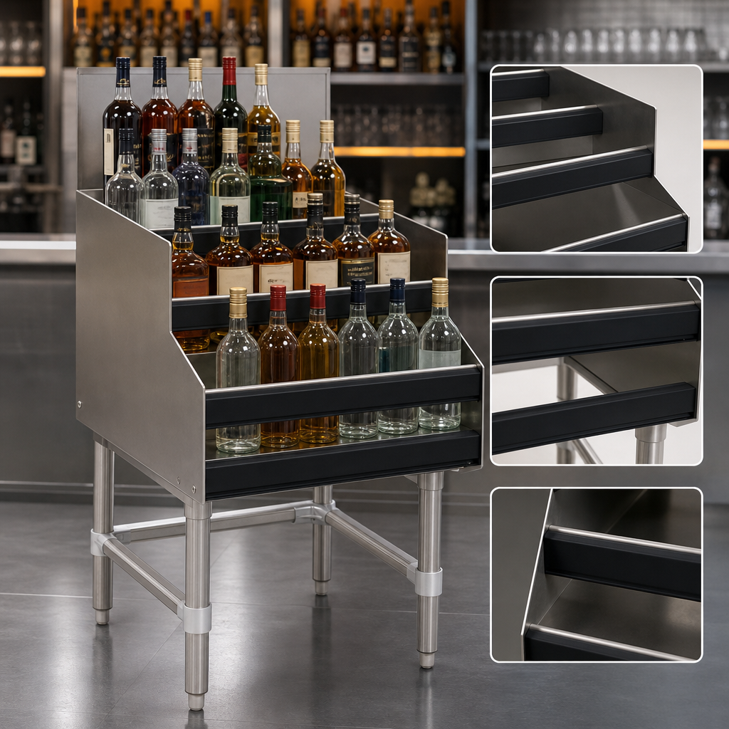Open Step-and-Rail Design